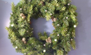 led wreath
